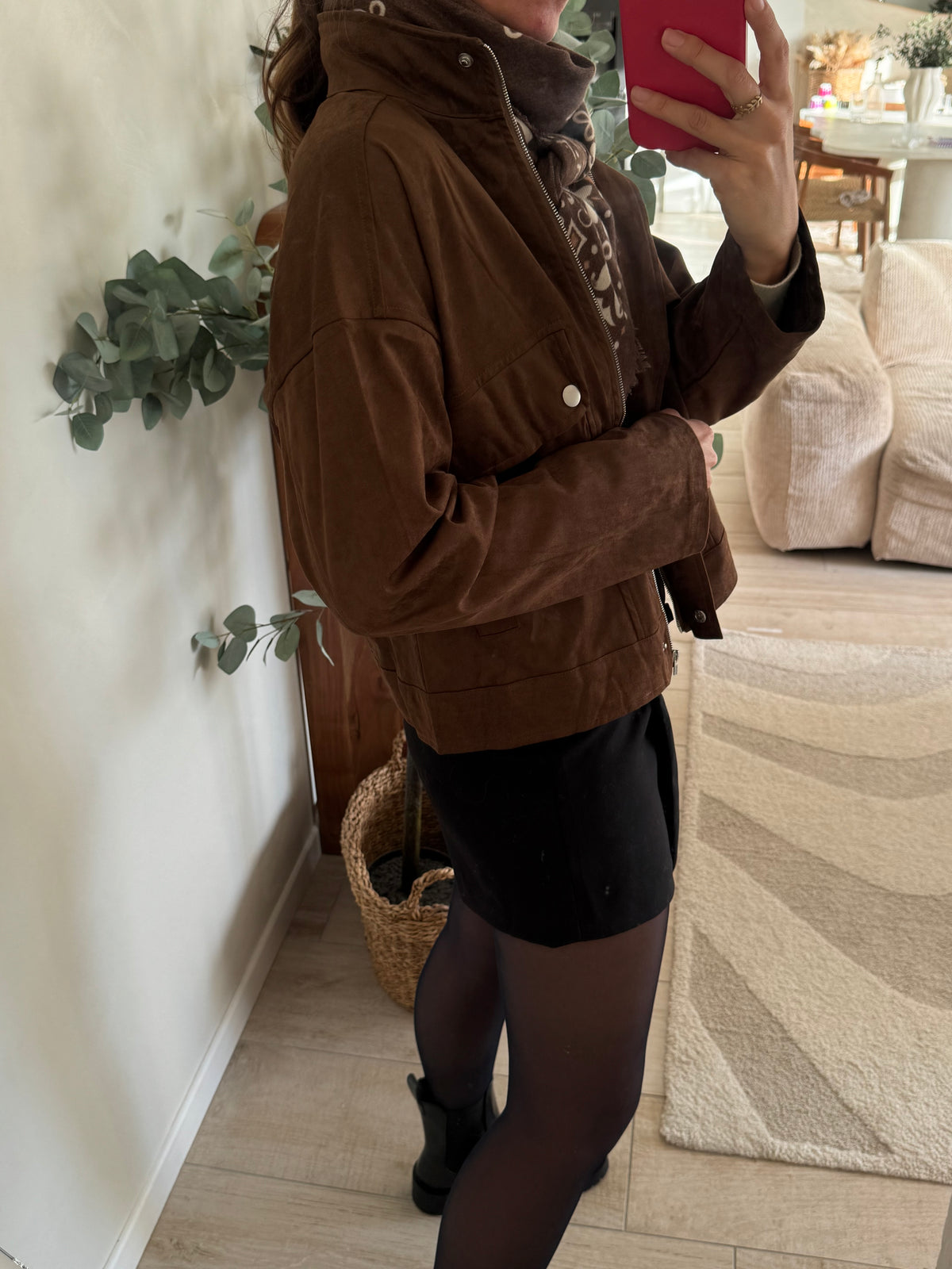 Jupe short noir