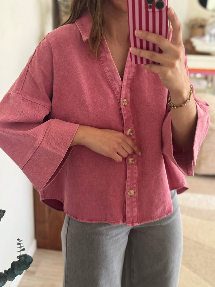 Chemisier en jean Anastasia