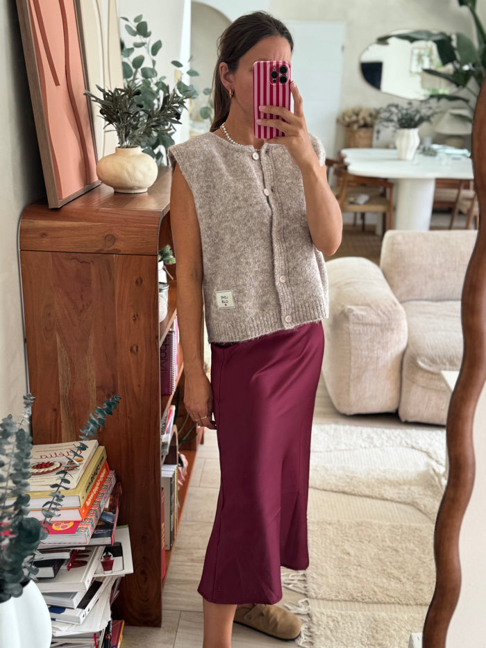 Gilet maille Dani
