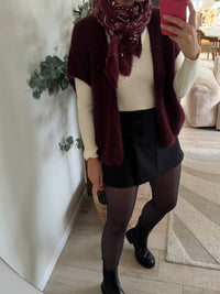 Jupe short noir