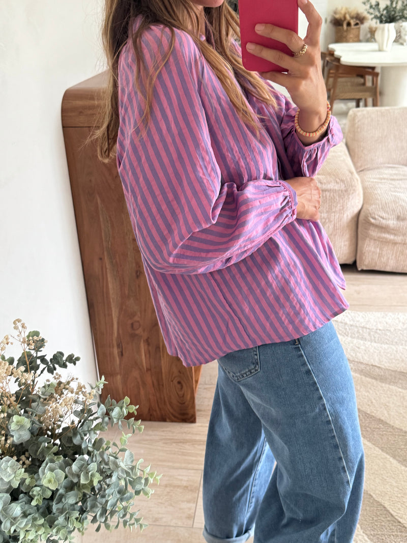 Chemise à rayures Parker
