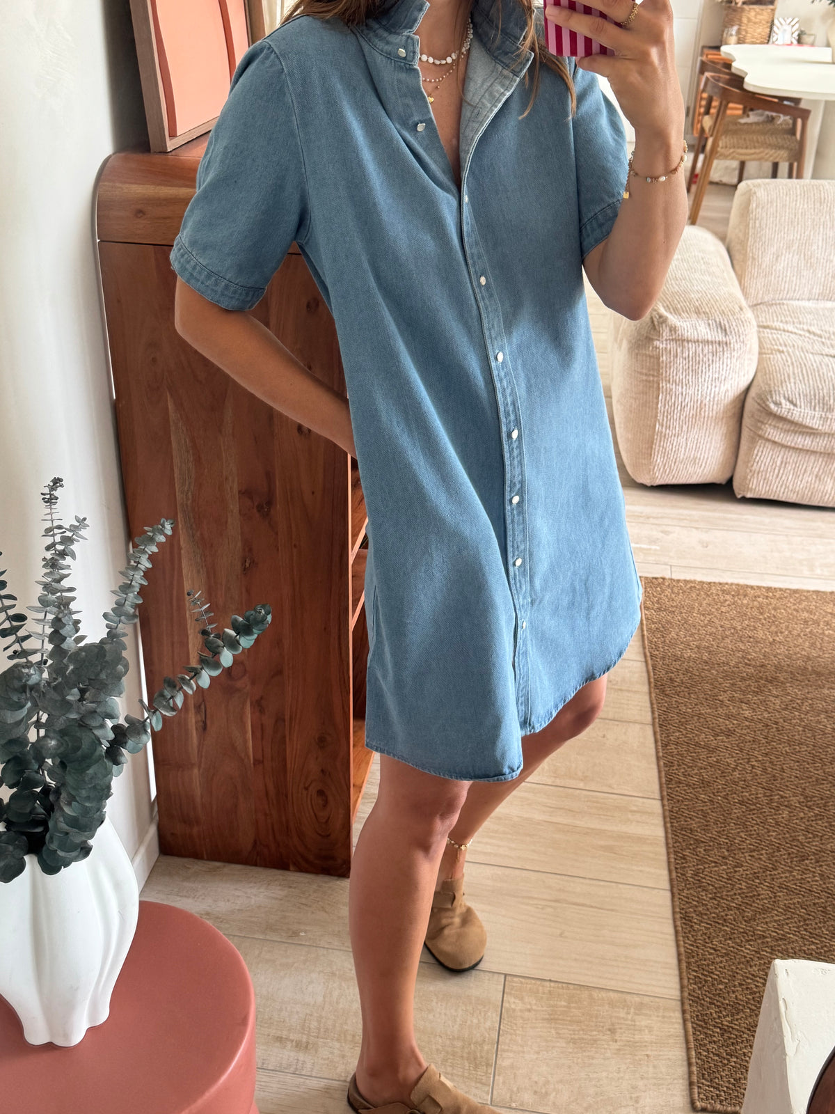 Robe en jean Robin