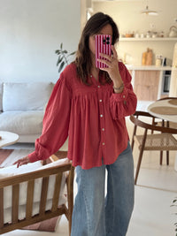 Blouse vieux rose Marina