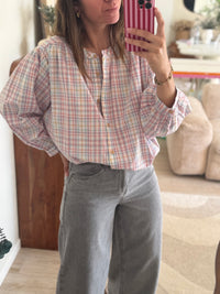Blouse à carreaux Geneviève