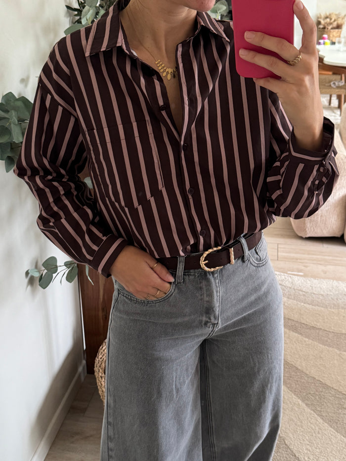 Chemise rayée
