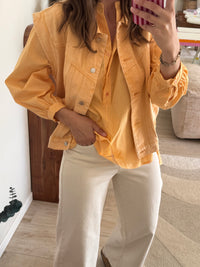 Blouse jaune orange Emma