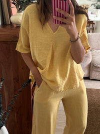 Blouse lin Karl