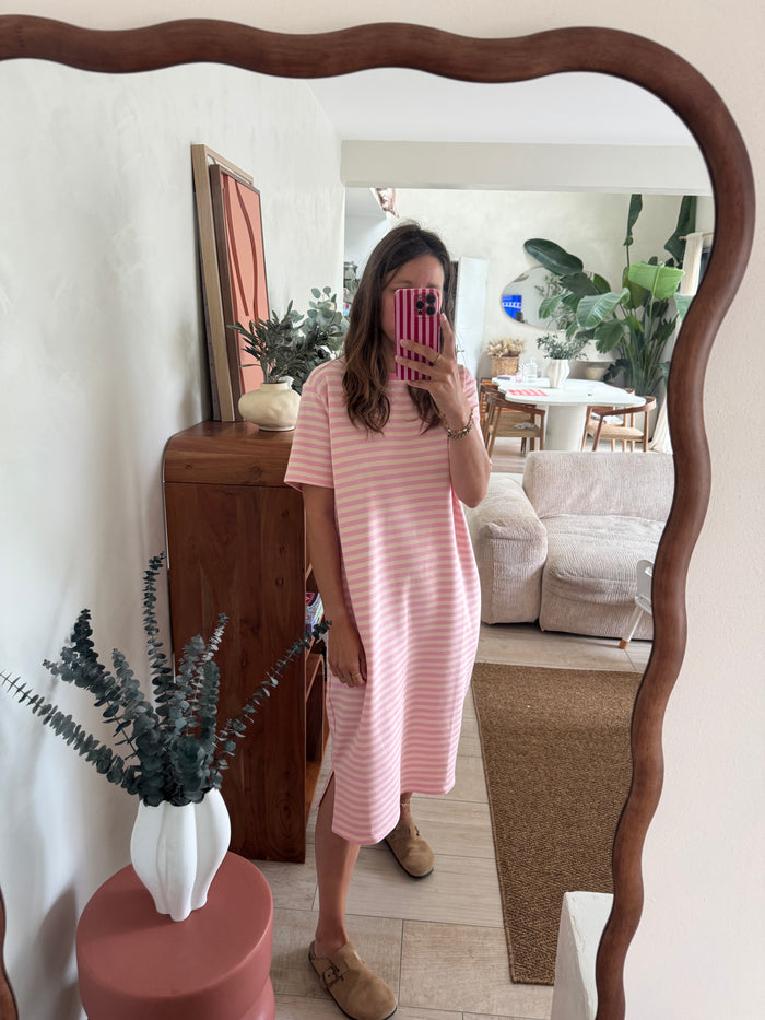 Robe longue à rayures GREG