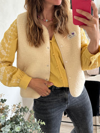Chemisier jaune Sarah