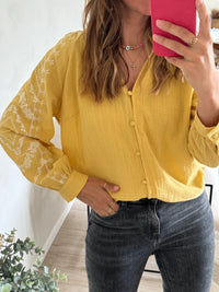 Chemisier jaune Sarah