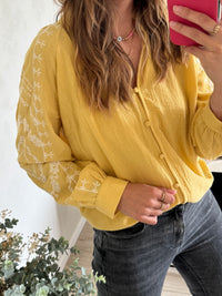 Chemisier jaune Sarah