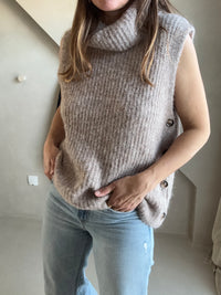 Pull sans manches Teddie